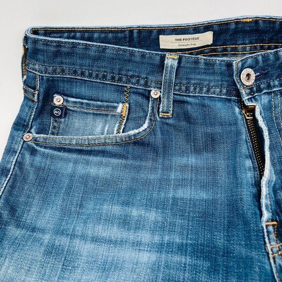 AG | Men's “the protege” straight leg Blue Jeans - Picture 5 of 9